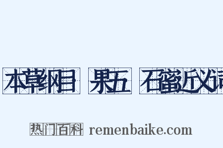 本草纲目·果五·石蜜近义词是什么意思的图片